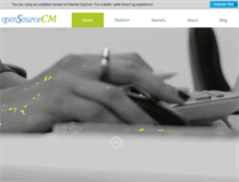 Tablet Screenshot of opensourceinc.com
